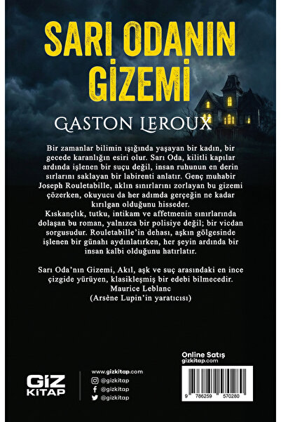 Giz Kitap Sarı Odanın Gizemi