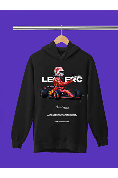 MAGORS Charles Leclerc Printed 3-Yarn Quality Soft Texture Hooded F1 Children...