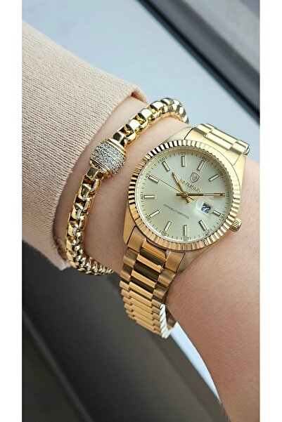 Raymond ساعة يد نسائية - 33 ملم ستانلس ستيل - مضمونة - أصلية - RYM-613053