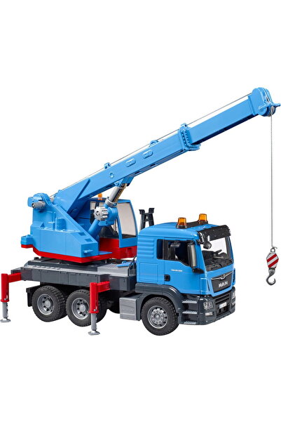 Bruder MAN TGS crane truck, model vehicle
