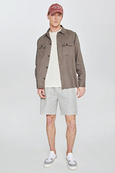 AC&Co / Altınyıldız Classics Men's Khaki Cotton Standard Fit Regular Cut Knit...