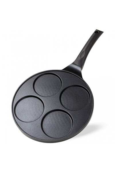 Kamille Tavă pentru clătite, Kamille, aluminiu, antiaderentă, 26 cm, neagră