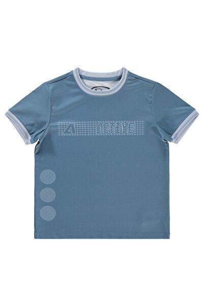 Civil Boys Μπλουζάκι με ενεργό σχέδιο για 6-9 ετών - Γκρι 7-8 ετών