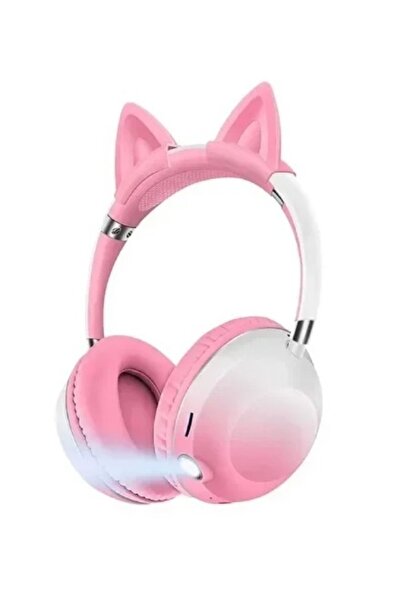 Mihai Andowl Q EM85 cat ear bluetooth headphones with flashlight