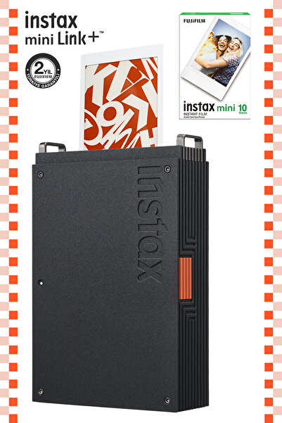 Fujifilm Instax mini Link Plus Akıllı Fotoğraf Yazıcısı ve 10'lu Film