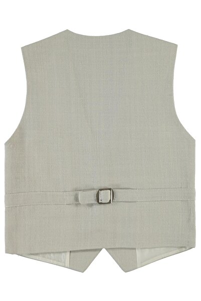 Civil Boys Vestă clasică pentru 10-13 ani - Bej 10-11 ani