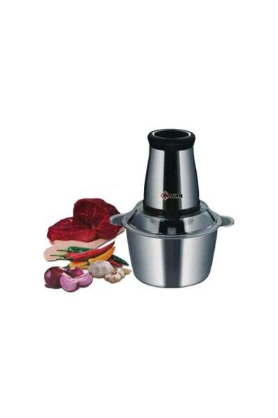 Crown Electric Vegetable Cutter - Chopper - Meat Grinder - 2 Liter Capacity -...