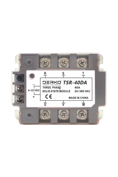 Derko SOLID STATE Röle (SSR) 3 KUTUP 100A 4-32 VDC GİRİŞ 24-380 VAC ÇIKIŞ