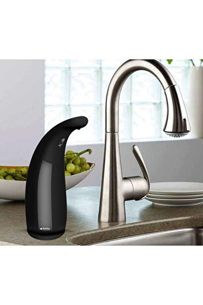 Ruhhy Automatic dispenser for detergent or liquid soap, with sensor, black, 3...