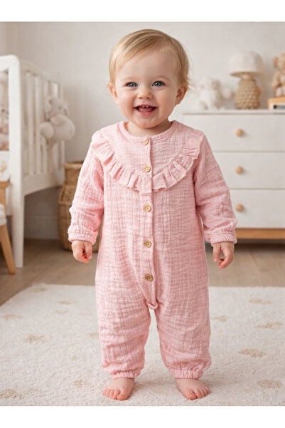 yalman collection müslin bebek tulum