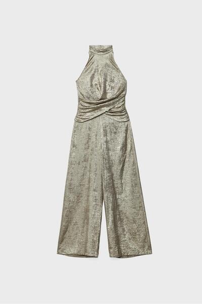 Stradivarius Sleeveless halter jumpsuit