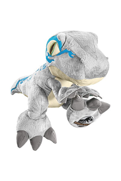 Schmidt Spiele Jurassic World, Blue, cuddly toy (grey/blue, 48 cm)