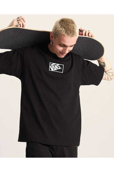 Vans Blocked Box Loose Ss Men's Black Tshirt Vn000Rapblk1