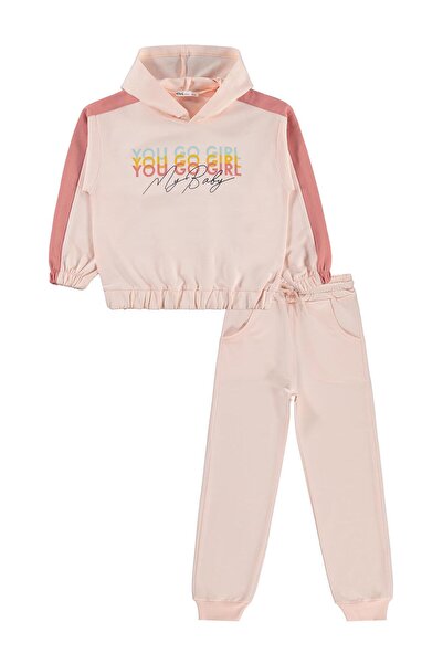 Civil Girls Σετ φόρμας με κουκούλα για 6-9 ετών - Ροζ για 7-8 ετών