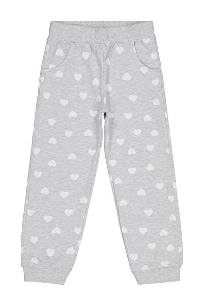 Civil Girls Спортни панталони с принт на сърце за деца на възраст 6-9 години ...