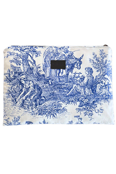 Goshıkı French Porcelain Patterned 14.5 Inch Notebook Bag Compatible with Lap...