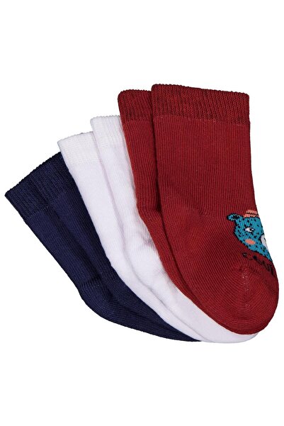 Civil Baby Animal Towel 6-3-Piece Baby Erk Socks Set - Standard 6 Months