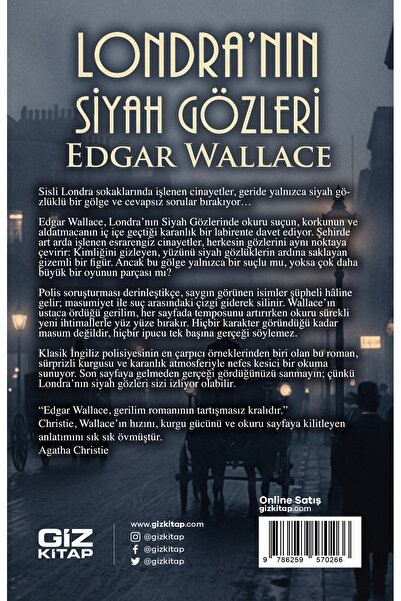 Giz Kitap Londra'nın Siyah Gözleri