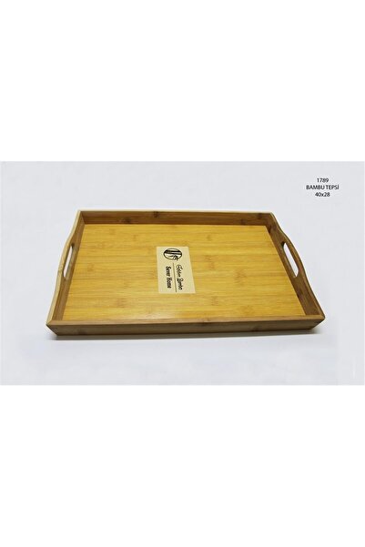 Sever 40X28 cm Bamboo Serving Tray – Natural Rectangular Presentation and Bre...