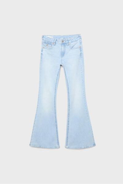 Stradivarius D04 low rise flared jeans