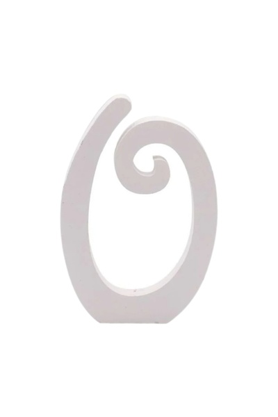 MC Micostore Zebra party decorations number 0, 11cm, wood, self-adhesive, JAB...