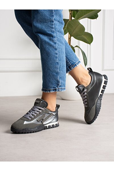 ALEMDAR AYAKKABI Legno Gray Women's Sneakers