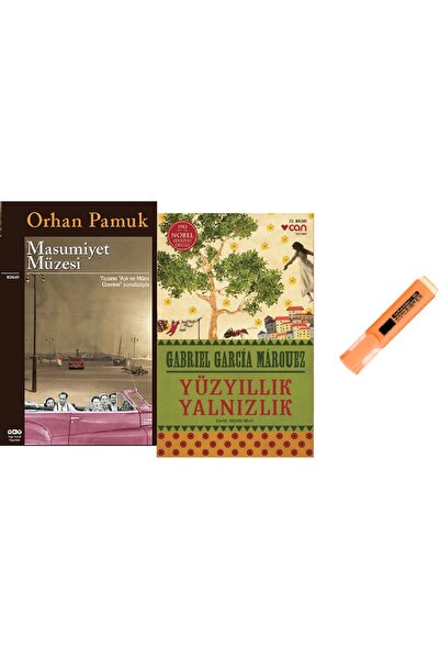 Can Yayınları Masumiyet Müzesi + Yüzyıllık Yalnızlık / 2 Kitap SET (KALEM HD)