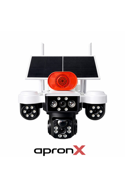 APRONX APX-WP296 9Mp 3.6mm Solar Wifi Üç Kamera 24 Led PTZ 11.03.01.0032