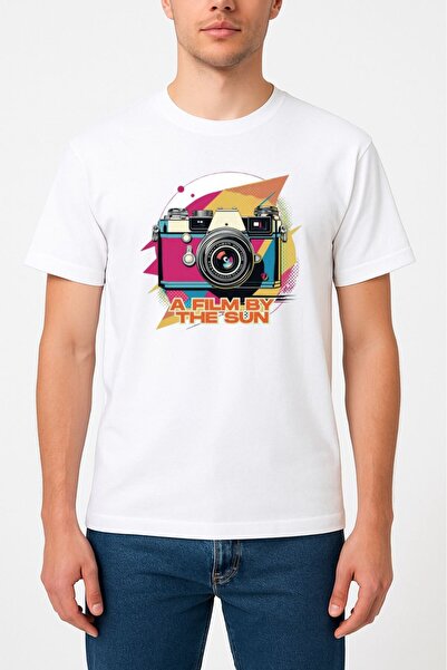 T-MUCH WHITE PREMIUM T-SHIRT A FILM BY THE SUN