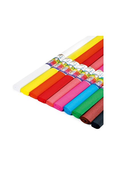 Fiorello Hartie creponata 170-1605, 50x200cm, diverse culori, set 10 role