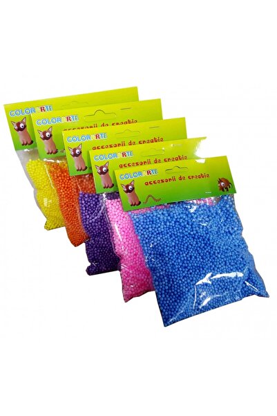 Colorarte Accesorii creatie - polistiren - bile, diverse culori, 0.2cm, Color...