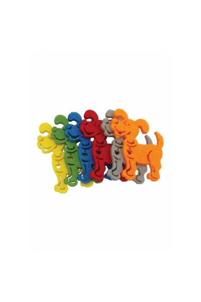 Colorarte Accesorii creatie - catel fetru, set 5-6 buc,