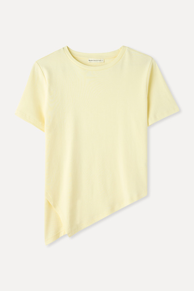 Mudo Asymmetric Cut Cycling Collar T-Shirt