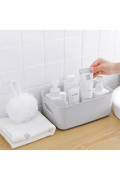 Thirty Three Design Storage box, with handles, plastic, white, 20x15x8 cm, 2.4 l