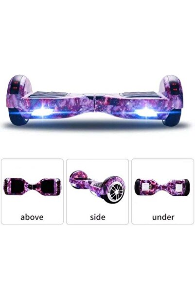 Shopi لوح تزلج كهربائي للأطفال والكبار مزود بخاصية التوازن الذاتي، ووسادات قد...