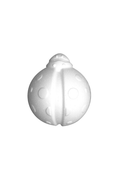 Colorarte Accesorii creatie - polistiren HD - buburuza, alb, 11.5x5x10cm,