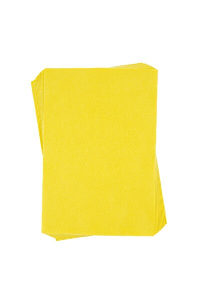 Colorarte Φύλλα τσόχας A4, 1mm, κίτρινα, σετ 10 φύλλων,