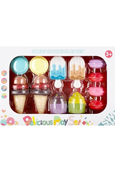Mega Creative Kitchen set dessert mix plastic, ice cream, muffins, macarons, ...