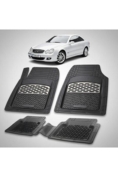 TEAMCAR Συμβατά πατάκια δαπέδου Mercedes-Benz CLK-Class S209 2002-2010 | Ασημί