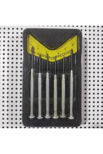 Kupa SAATÇİ TORNAVİDA SETİ 6 PARÇA HOBY MİNİ TAMİR TORNAVİDA SET