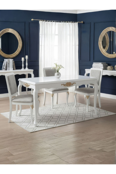 Gazzini Furniture Belle Fransız Still Country Ahşap Yemek Masası