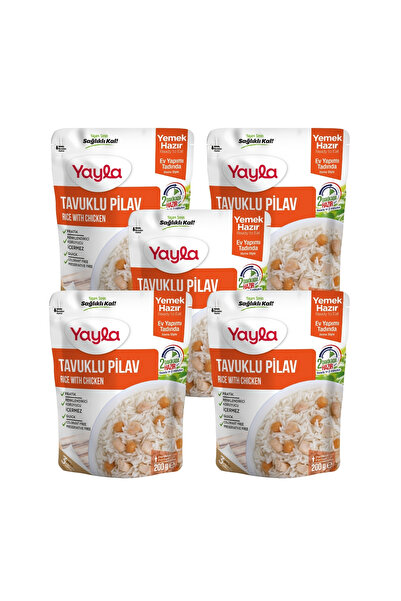 Yayla Yemek Hazır Tavuklu Pilav 200 gr x5