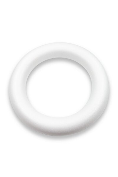 Colorarte Accesorii creatie - polistiren HD - inel, alb, 30x5cm,