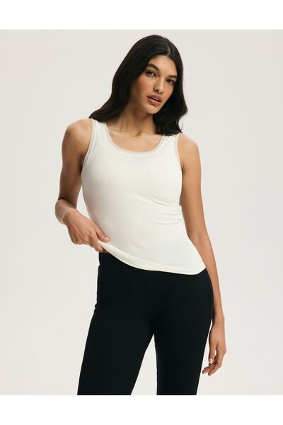 ESOTIQ Women's Tank Top Undedrshirt Basic Universal Viscose & Elastane Slight...