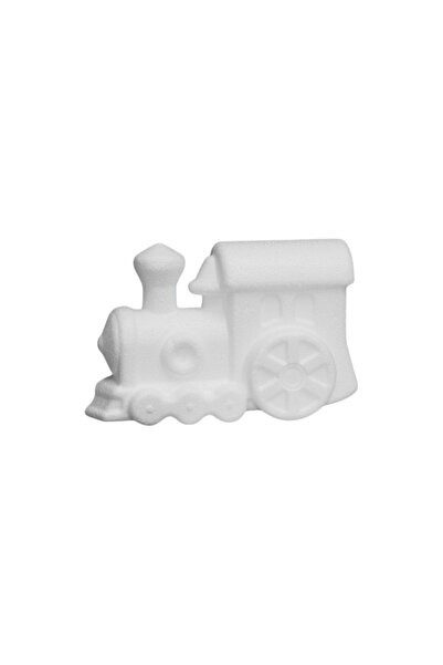 Colorarte Accesorii creatie - polistiren HD - locomotiva, alb, 5x7.5x12cm,