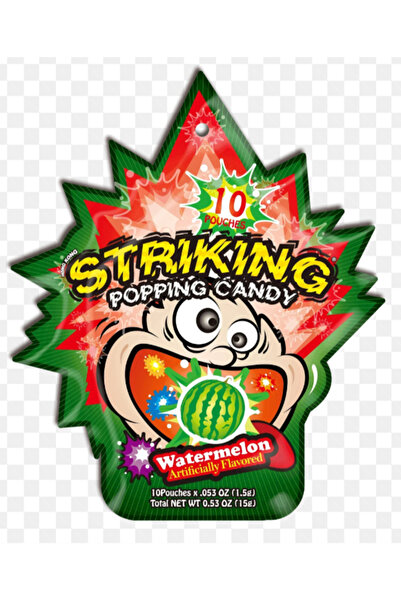 Striking Popping Candy Watermelon 45 x 15g