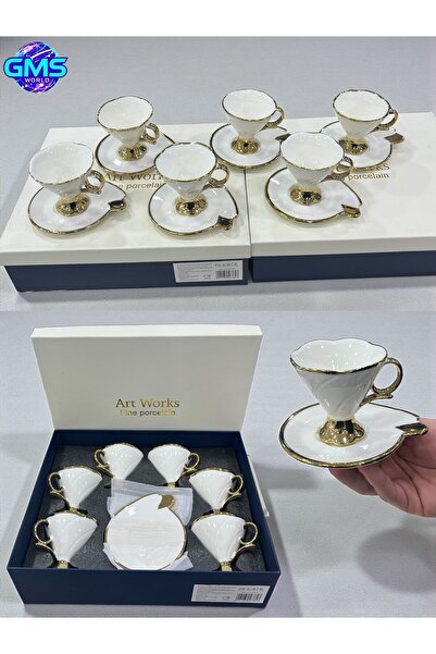 Tekbir 6 LI PORSELEN FİNCAN TAKIMI (TEK-018)