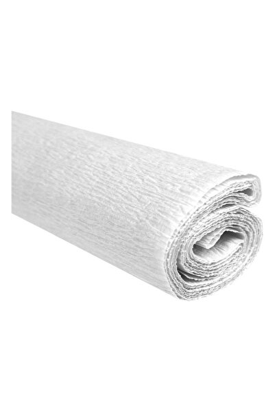 Colorarte Hartie creponata C01, 50x200cm, alb, set 10 role