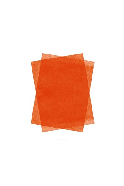 Colorarte Hartie matase Colorarte, 66x50cm, portocaliu, set 100 coli