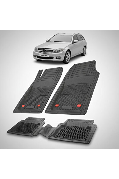 TEAMCAR Συμβατά πατάκια δαπέδου Mercedes-Benz C-Class S204 2007-2011 | Μαύρο